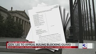 Gov. Lee to appeal ruling blocking Guard