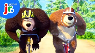 Masha Saves the Bike Race 🚴‍♀️ Masha & the Bear | Netflix Jr