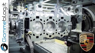 Porsche Engine Production - How to Make MANUFACTURING Car Factory