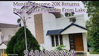 (SOLD)Yercaud(ஏற்காடு) Monthly 20K Returns House Sales,0.5Km to Lake  Corner Property