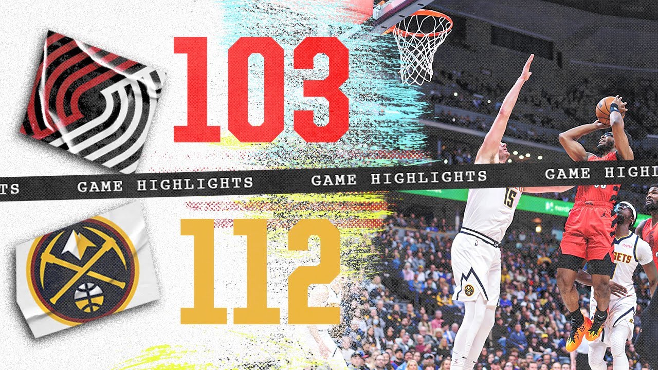 Portland Trail Blazers 103, Denver Nuggets 112 | Game Highlights | Feb ...