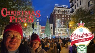 Fantasy of Trees and Regal Celebration of Lights Knoxville Tennessee 2022 Christmas in the City