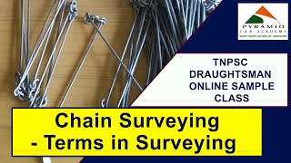 Road inspector  -Sample Class-Online class conducted  for DRAUGHTSMAN Batch - Chain Surveying