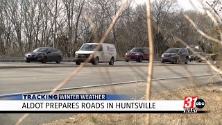 ALDOT prepares roads in Huntsville