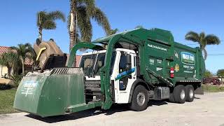 Waste Pro Mack LR McNeilus Pacific Front Loader Garbage Truck with Curotto Can