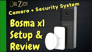 Bosma X1 Camera Plus Door/Window Sensor and Doorbell