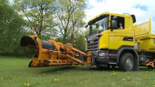 Demo truck for road maintenance