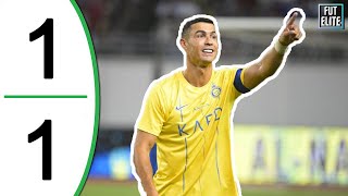 CRISTIANO RONALDO Has The Most Goal Contributions - Al Nassr vs Al Hilal 1-1 Highlights & Goals 2024