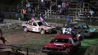 Big-Car Demoliton Derby Bolton Ontario 2018 w-body vs Full frame rwd