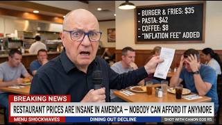 Restaurant Prices Are Insane in America — Nobody Can Afford It Anymore