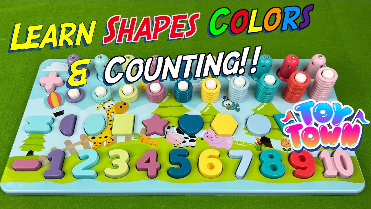 Learn Numbers Colors Counting And Shapes Learning Videos For