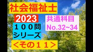 【社会福祉士】2023年・共通 - １００問～その１１