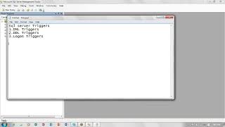 Database Training SQL Server TSQL DML Triggers