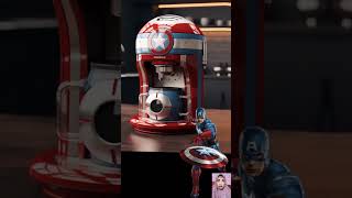 Avenger but coffee machine #coffeemachine #trending #viral #spiderman #marvel #shorts #dc #avengers