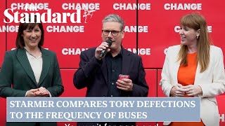 Keir Starmer compares buses to Tory defections: ‘You wait then three come in a row’