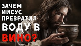 [Зачем Иисус] превратил воду в вино?