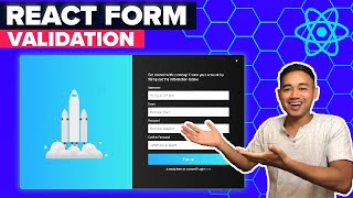 React Form Validation Using Custom Hooks Tutorial - Beginner React JS Project
