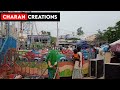 పండగ వాతావరణం లో పలమనేరు గంగమ్మ గుడి festival vibe at palamaner charan creations palamaner