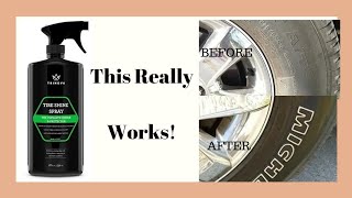 TriNova Tire Shine Spray|My Tires Look Brand New!