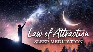 LAW OF ATTRACTION Sleep Hypnosis ★ 8 Hrs ★ MANIFEST Success, Love, Wealth, Health and Happiness
