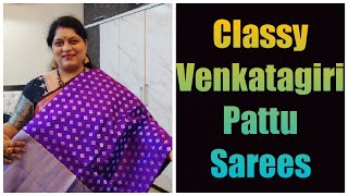 Classy Venkatagiri Pattu Sarees (New Collection) 31st Jan 2021 || Chunduru Sisters