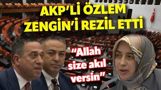 CHP'li Ali Mahir Başarır Meclis'te Özlem Zengin'i fena rezil etti