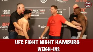 UFC Fight Night Hamburg Weigh In Face off Highlights