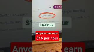 Easy Money | $16 per hour  #howtomakemoneyonline