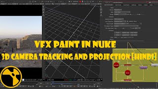 Nuke VFX Paint Tutorial – 3D Camera Tracking and projection [HINDI]