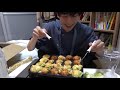 溜まってた課題を全制覇したので深夜にたこ焼きを作って食べる大学生【料理vlog】