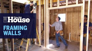 How to Frame a Wall | This Old House