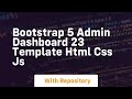 Bootstrap 5 admin dashboard 23 template html css js