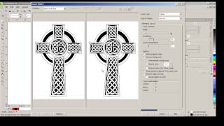 Trace bitmap for vector cut path