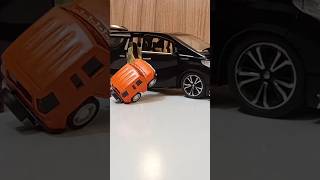 mini car vs Toyota Alphard #toyota #alphard #diecast #scalemodel #modelcars