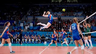 TOP 50 Best Women's Volleyball Spikes | 3rd Meter Spikes | Powerful Spikes