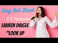 Lauren Daigle "Look Up Child" BackDrop Christian Karaoke