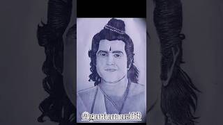 how to draw lord Ram ji🙏🛕 🚩🚩#jayshriram#drawing #artwork#shortvideo#viralreels #Gautamart09#sketch