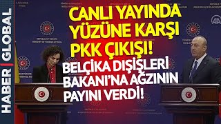 Basın Toplantısında Gerginlik! Bakan Çavuşoğlu'dan Belçikalı Mevkidaşına Tokat Gibi Cevap
