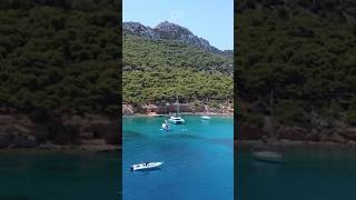 Moni Bay Is a top-rated stop #seatv  #sailing #greece