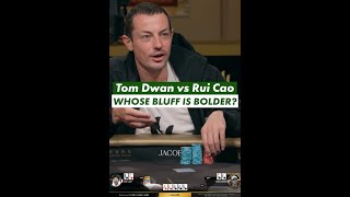Tom Dwan vs Rui Cao incredible high stakes hand with a 900k pot!