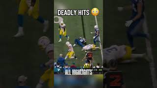 NFL MOST DEADLY HITS EVER 😳 #nfl#football#nflshorts#nflmemes#shorts#sports#nflfootball#hits#hit