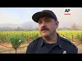 Firefighters battle California fires