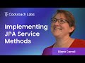 Implementing JPA Service Methods