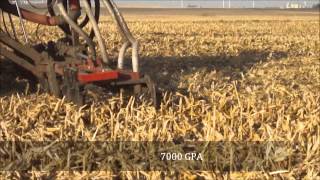 The Cyclone No-Till Manure Injector 7000 GPA on Jamesway 9600