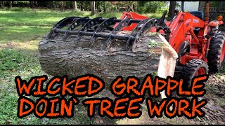 #147 Everything Attachments Wicked Grapple Doin' Tree Work!!!