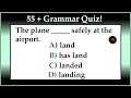 55   Test Grammar | Mixed Tenses | English Grammar Mixed Quiz | No.1 Quality English