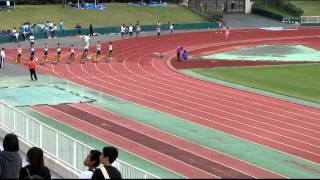 20121014_中学・明石市新人陸上_1年男子100m決勝