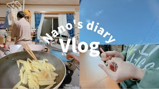 【Vlog】お家で過ごす４日間🏡｜スローライフ｜日常｜料理｜編み物｜仕事｜洗濯｜daily life｜sub｜#vlog #dailylife #田舎暮らし