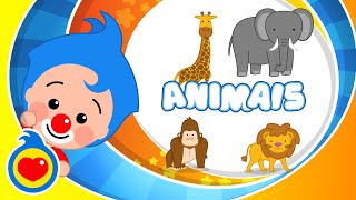 Aprendendo os Sons dos Animais 🐮 🐸 🐷 🐔 | Aprendendo com Um Herói do Coração