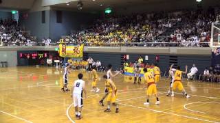 福岡大大濠vs北陸(4Q)高校バスケ 2014インターハイ2回戦